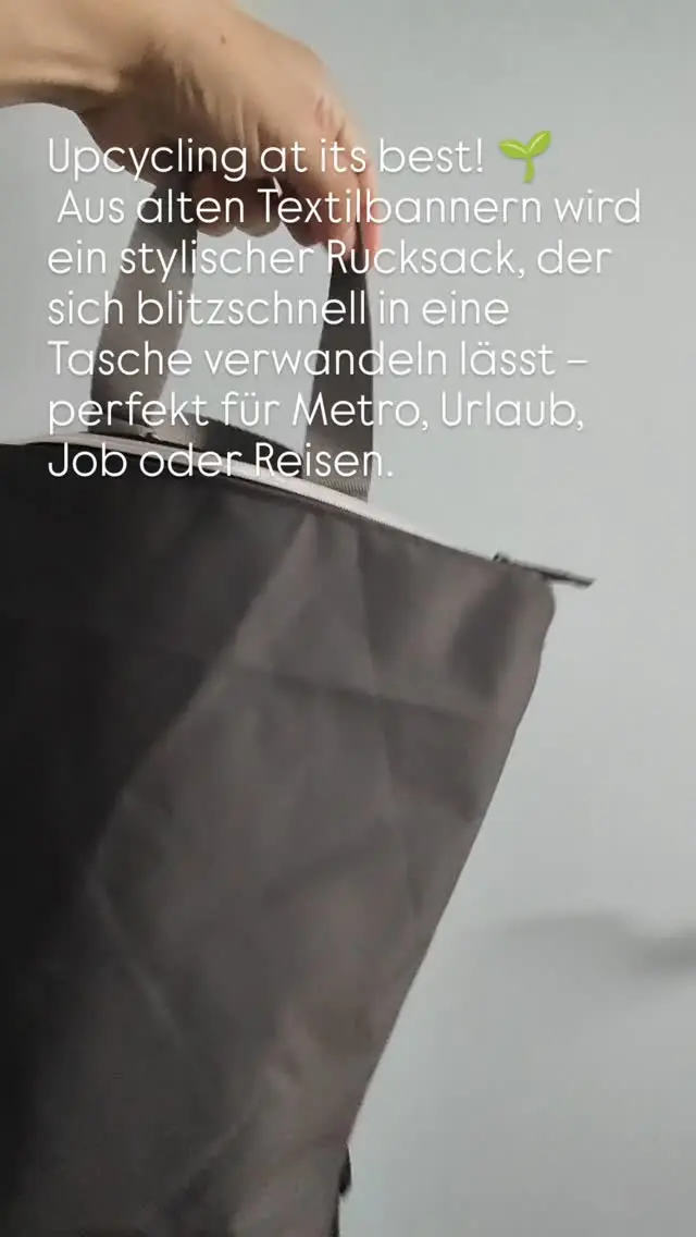 Upcycling at its best! 🌱

Aus alten Textilbannern wird ein stylischer Rucksack, der sich blitzschnell in eine Tasche verwandeln lässt – perfekt für Metro, Urlaub, Job oder Reisen.

Jeder Rucksack ist ein Unikat und ein Statement für Nachhaltigkeit. Zeig der Welt, wie cool Upcycling sein kann! 

Entdecke unser neues Schnittmuster!  Im kommenden Workshop zeigen wir dir, wie du aus alten Textilbannern einen vielseitigen Rucksack nähst, der sich auch als Tasche nutzen lässt ❤️

Nachhaltigkeit trifft auf Kreativität!

#Upcycling #Workshop #Schnittmuster #Nachhaltigkeit #Rucksack #Tasche
#umweltfreundlich #metrolife #travelessentials 

Banner : @prisma_plan_official